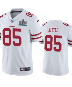 San Francisco 49ers George Kittle White Super Bowl Liv Vapor Limited Jersey - Robokeg