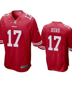 San Francisco 49ers Jalen Hurd 2019 Nfl Draft Scarlet Game Jersey - Robokeg