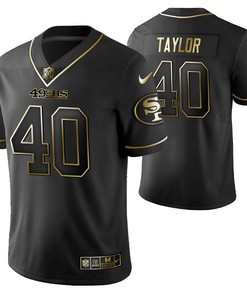 San Francisco 49ers Jamar Taylor 40 2021 Nfl Golden Brandedition Black Jersey Gift For 49ers Fans - Robokeg