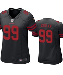 San Francisco 49ers Javon Kinlaw Black 2020 Nfl Draft Game Jersey - Robokeg