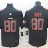 San Francisco 49ers Jerry Rice #80 2020 Nfl Black Jersey Jersey - Robokeg