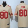 San Francisco 49ers Jerry Rice #80 2020 Nfl Golden Jersey Jersey - Robokeg