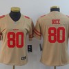 San Francisco 49ers Jerry Rice #80 2020 Nfl Golden Womens Jersey Jersey - Robokeg