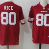 San Francisco 49ers Jerry Rice #80 2020 Nfl Red Jersey Jersey - Robokeg