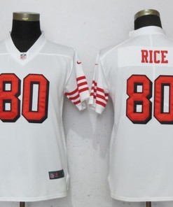 San Francisco 49ers Jerry Rice #80 2020 Nfl White Jersey Jersey - Robokeg