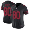 San Francisco 49ers Jerry Rice #80 Nfl 2020 Black Womens Jersey - Robokeg