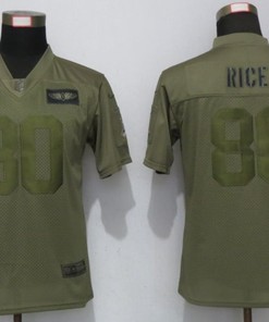 San Francisco 49ers Jerry Rice #80 Nfl 2020 Camo Jersey - Robokeg
