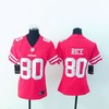 San Francisco 49ers Jerry Rice #80 Nfl 2020 Dark Pink Womens Jersey - Robokeg