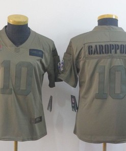 San Francisco 49ers Jimmy Garoppolo #10 2020 Nfl Camo Womens Jersey Jersey - Robokeg