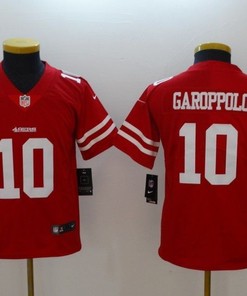 San Francisco 49ers Jimmy Garoppolo #10 2020 Nfl Red Jersey Jersey - Robokeg