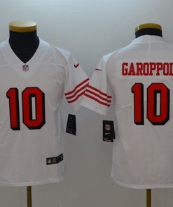 San Francisco 49ers Jimmy Garoppolo #10 2020 Nfl White Jersey Jersey - Robokeg