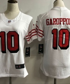 San Francisco 49ers Jimmy Garoppolo #10 2020 Nfl White Womens Jersey Jersey - Robokeg