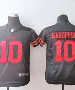 San Francisco 49ers Jimmy Garoppolo #10 Nfl 2020 Dark Brown Jersey - Robokeg