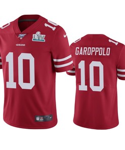 San Francisco 49ers Jimmy Garoppolo Scarlet Super Bowl Liv Vapor Limited Jersey - Robokeg