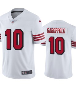 San Francisco 49ers Jimmy Garoppolo White Nike Color Rush Limited Jersey - Robokeg