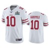 San Francisco 49ers Jimmy Garoppolo White Super Bowl Liv Vapor Limited Jersey - Robokeg