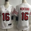 San Francisco 49ers Joe Montana #16 2020 Nfl White Womens Jersey Jersey - Robokeg