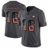 San Francisco 49ers Joe Montana #16 American Flag 2020 Nfl Grey Jersey Jersey - Robokeg