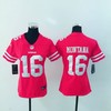 San Francisco 49ers Joe Montana #16 Nfl 2020 Pink Womens Jersey - Robokeg