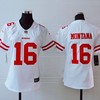 San Francisco 49ers Joe Montana #16 Nfl 2020 White Womens Jersey - Robokeg