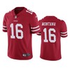 San Francisco 49ers Joe Montana Red Vapor Limited Jersey - Robokeg