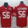 San Francisco 49ers Kwon Alexander # 56 2020 Nfl Red Jersey Jersey - Robokeg