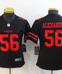 San Francisco 49ers Kwon Alexander #56 Nfl 2020 Black Womens Jersey - Robokeg