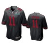 San Francisco 49ers Marquise Goodwin Black Super Bowl Liv Game Jersey - Robokeg