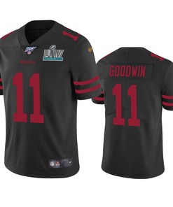 San Francisco 49ers Marquise Goodwin Black Super Bowl Liv Vapor Limited Jersey - Robokeg