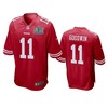 San Francisco 49ers Marquise Goodwin Scarlet Super Bowl Liv Game Jersey - Robokeg