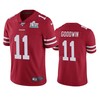 San Francisco 49ers Marquise Goodwin Scarlet Super Bowl Liv Vapor Limited Jersey - Robokeg