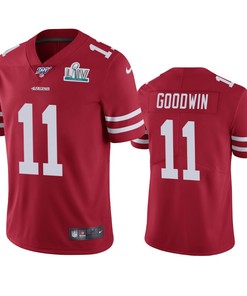 San Francisco 49ers Marquise Goodwin Scarlet Super Bowl Liv Vapor Limited Jersey - Robokeg