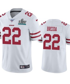 San Francisco 49ers Matt Breida White Super Bowl Liv Vapor Limited Jersey - Robokeg