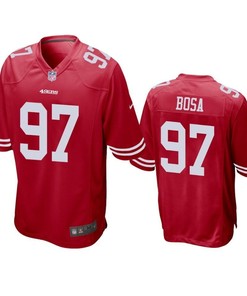 San Francisco 49ers Nick Bosa 2019 Nfl Draft Scarlet Game Jersey - Robokeg