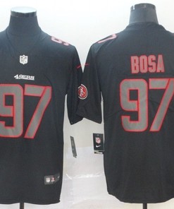 San Francisco 49ers Nick Bosa #97 2020 Nfl Black Jersey Jersey - Robokeg