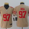 San Francisco 49ers Nick Bosa #97 2020 Nfl Golden Jersey Jersey - Robokeg