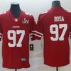 San Francisco 49ers Nick Bosa #97 2020 Nfl Red Jersey Jersey - Robokeg