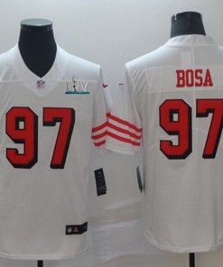 San Francisco 49ers Nick Bosa #97 2020 Nfl White Jersey Jersey - Robokeg
