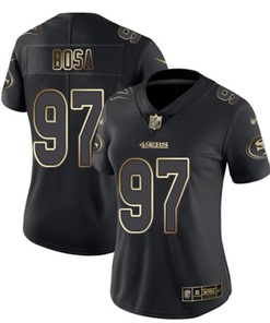 San Francisco 49ers Nick Bosa #97 Nfl 2020 Black Womens Jersey - Robokeg