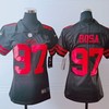 San Francisco 49ers Nick Bosa #97 Nfl 2020 Brown Womens Jersey - Robokeg
