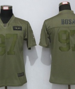 San Francisco 49ers Nick Bosa #97 Nfl 2020 Camo Jersey - Robokeg