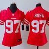 San Francisco 49ers Nick Bosa #97 Nfl 2020 Red Womens Jersey - Robokeg
