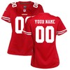 San Francisco 49ers Nike Womens Custom Game Jersey - Scarlet - Robokeg