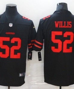 San Francisco 49ers Patrick Willis #52 Nfl 2020 Black Jersey - Robokeg