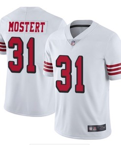 San Francisco 49ers Raheem Mostert #31 Nfl 2020 White Jersey - Robokeg