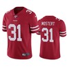 San Francisco 49ers Raheem Mostert Scarlet 100th Season Vapor Limited Jersey - Robokeg