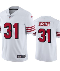 San Francisco 49ers Raheem Mostert White Nike Color Rush Limited Jersey - Robokeg