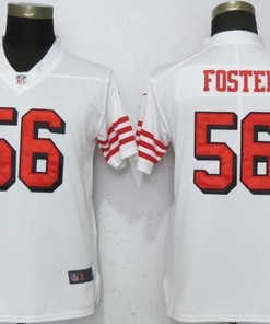 San Francisco 49ers Reuben Foster #56 2020 Nfl White Jersey Jersey - Robokeg