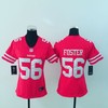 San Francisco 49ers Reuben Foster #56 Nfl 2020 Pink Womens Jersey - Robokeg