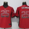San Francisco 49ers Richard Sherman #25 2020 Nfl Red Jersey Jersey - Robokeg
